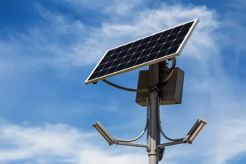 قیمت پروژکتور خورشیدی دوربین دار + خرید باور نکردنی